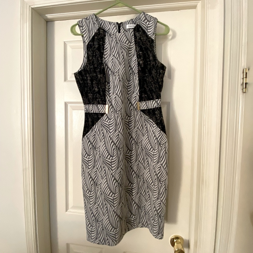 Calvin Klein Wavy Business Professional Dress